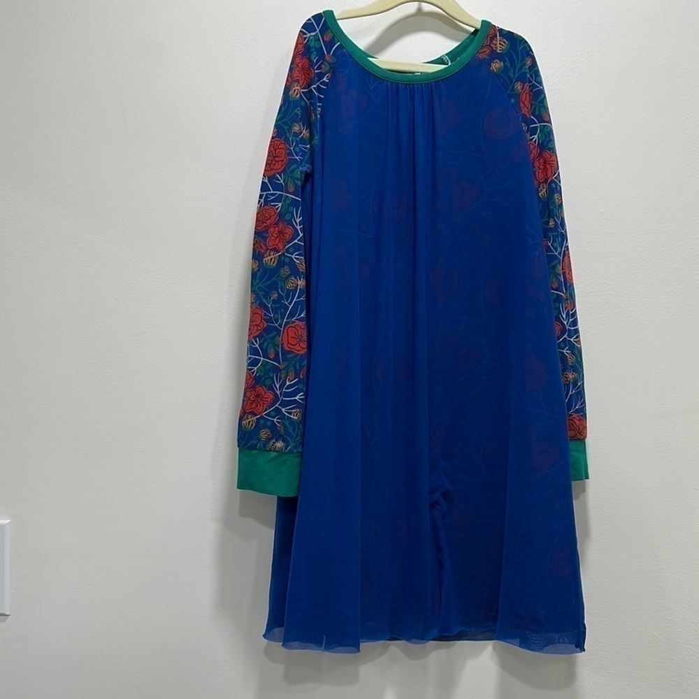 𝅺matilda Jane Girls size 10 Dress Long Sleeve Floral Print 435 by Matilda Jane